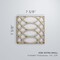 Ekena Millwork Extra Small Montrose Decorative Fretwork Wood Wall Panels, Birch, 7 3/8"W x 7 3/8"H x 3/8"T WALW08X08X0375MNTBI - alternate 3